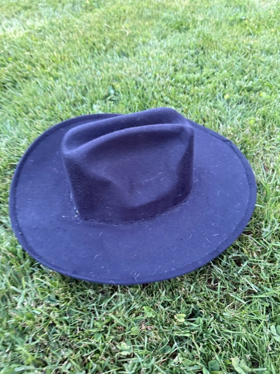 Vintage Pigalli Black Wool Felt Cowboy Hat Western Ranch Style Size 6 3/4 main image 4